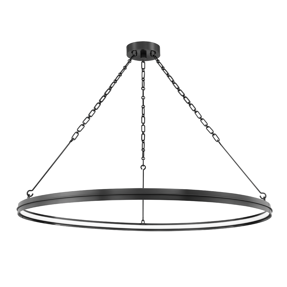 Rosendale Chandelier 42" in aged brass — a Hudson Valley chandelier for dining rooms, entries, and living rooms at Laurie Yapp Home.