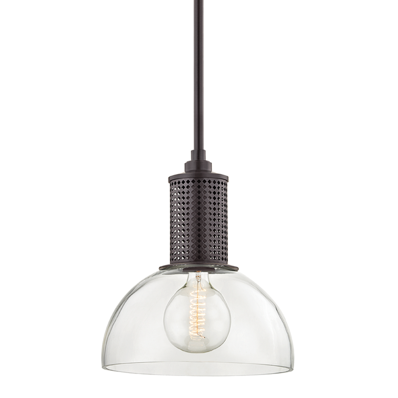 Halcyon Pendant in aged brass — a Hudson Valley pendant for kitchens, entries, and dining rooms at Laurie Yapp Home.