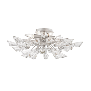 Tulip Semi Flush shown from a second angle to highlight the shade profile and mounting canopy.