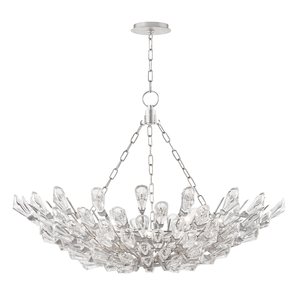 Tulip Chandelier 39.5" shown from a second angle to highlight the frame, arms, and shade detail.