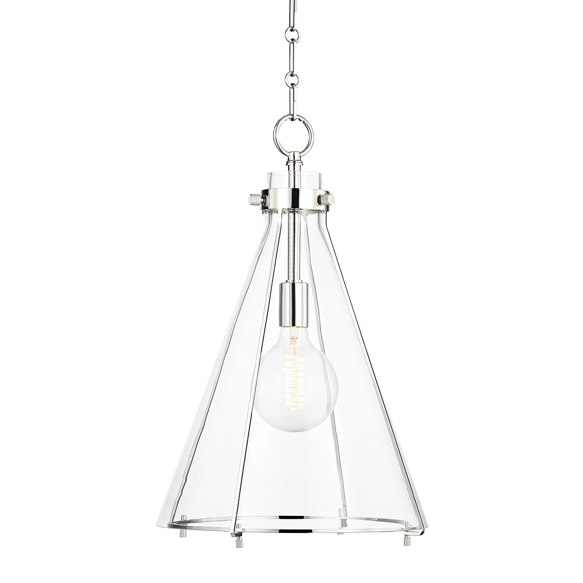 Eldridge Pendant 14" x 23.5" in Old Bronze — a Hudson Valley pendant for kitchens, entries, and dining rooms at Laurie Yapp Home.