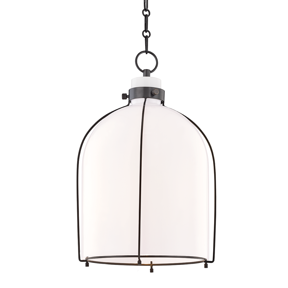 Eldridge Pendant 14" x 23.5" in Aged Brass — a Hudson Valley pendant for kitchens, entries, and dining rooms at Laurie Yapp Home.