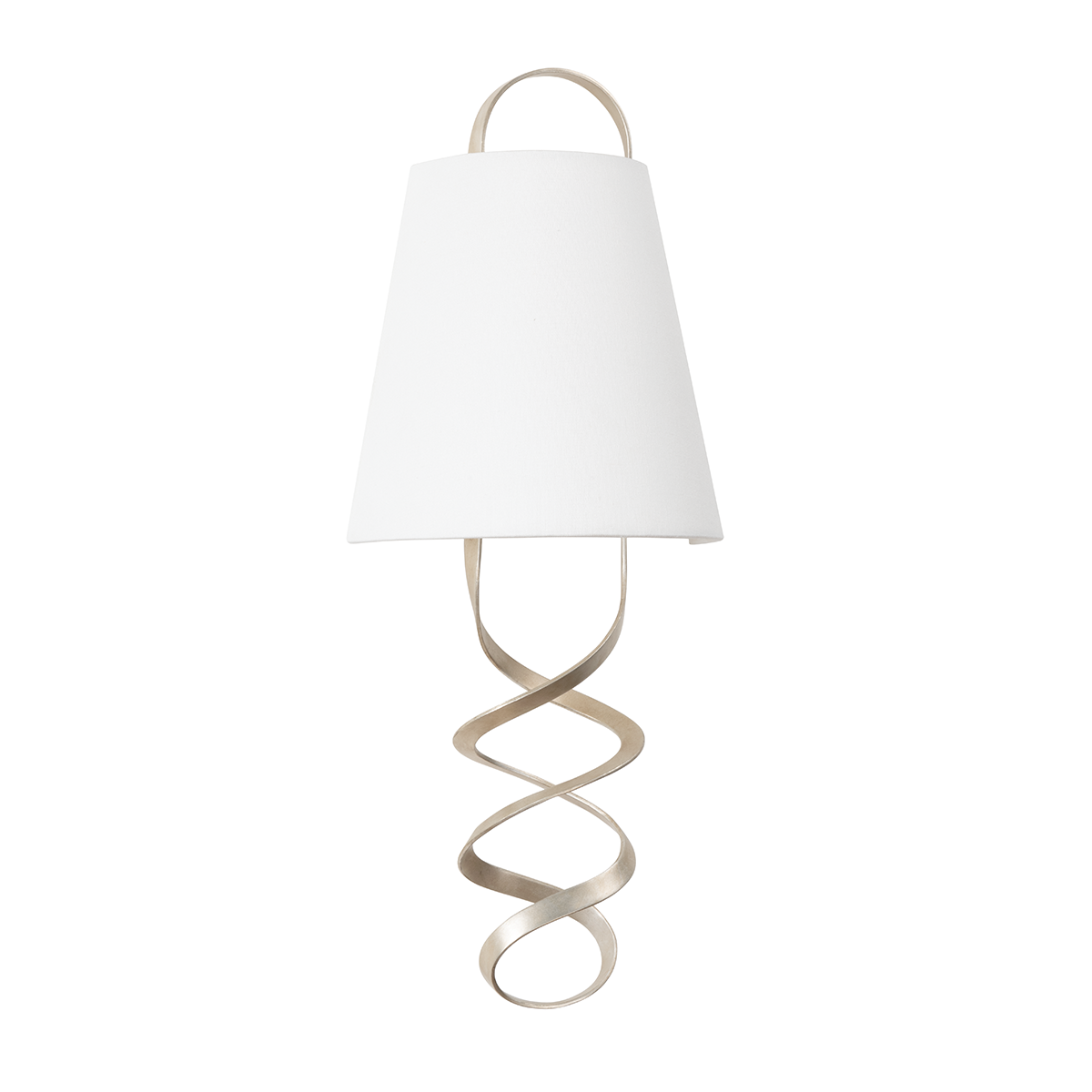 Dota Wall Sconce shown from a second angle to highlight the arm curve and shade silhouette.