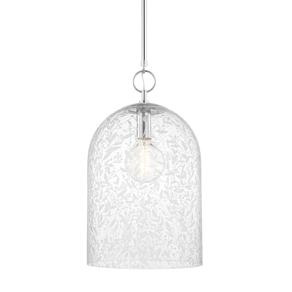 Belleville Pendant 14" in aged brass — a Hudson Valley pendant for kitchens, entries, and dining rooms at Laurie Yapp Home.