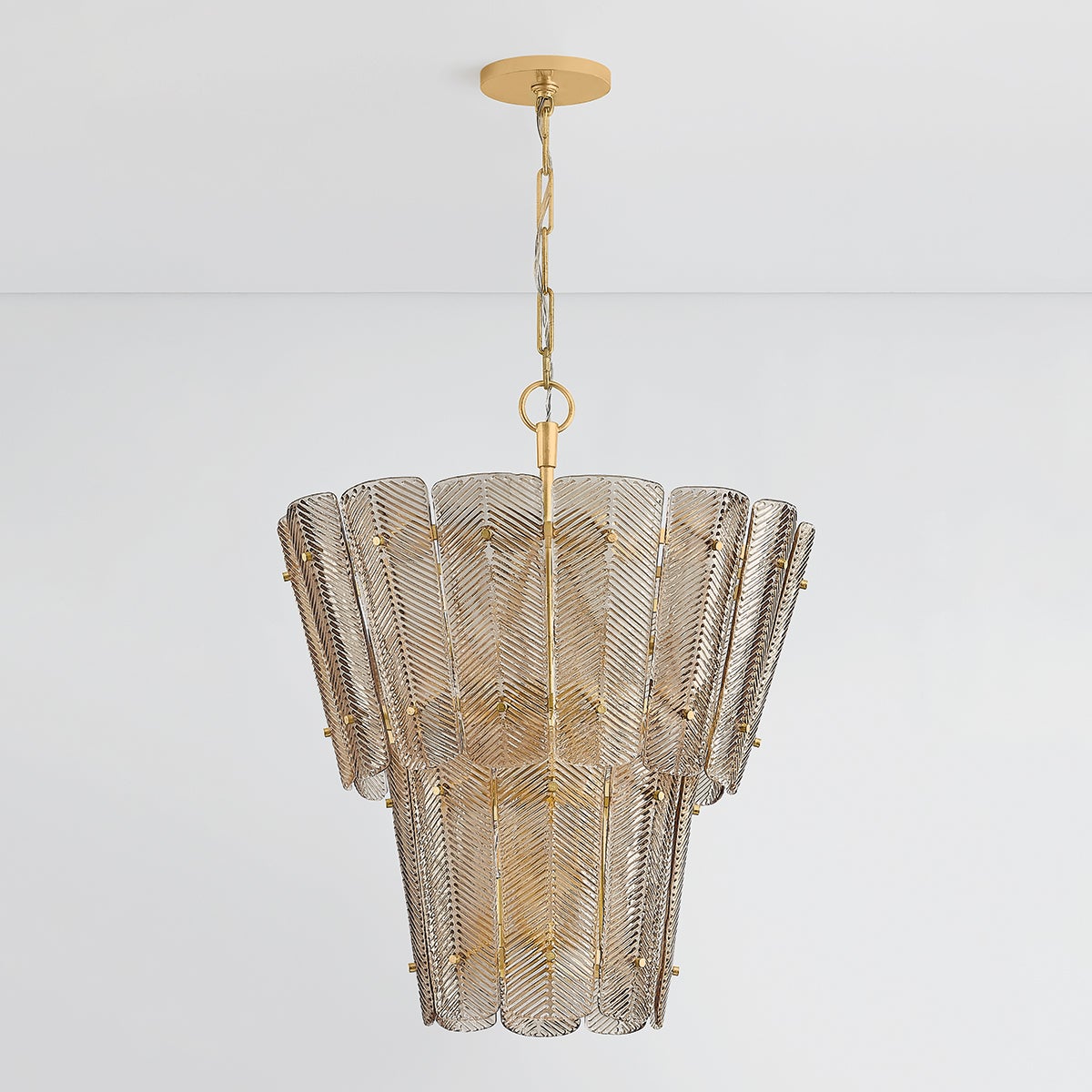 Cassian Chandelier 28.75" — a Hudson Valley chandelier for dining rooms, entries, and living rooms at Laurie Yapp Home.