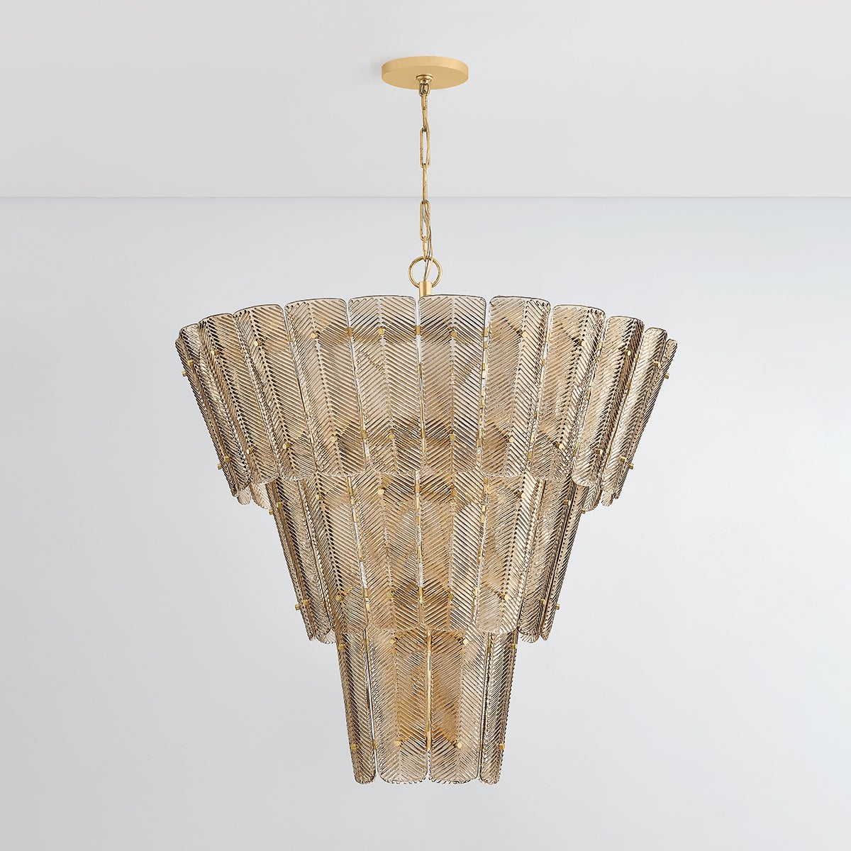 Cassian Chandelier 44.5" — a Hudson Valley chandelier for dining rooms, entries, and living rooms at Laurie Yapp Home.
