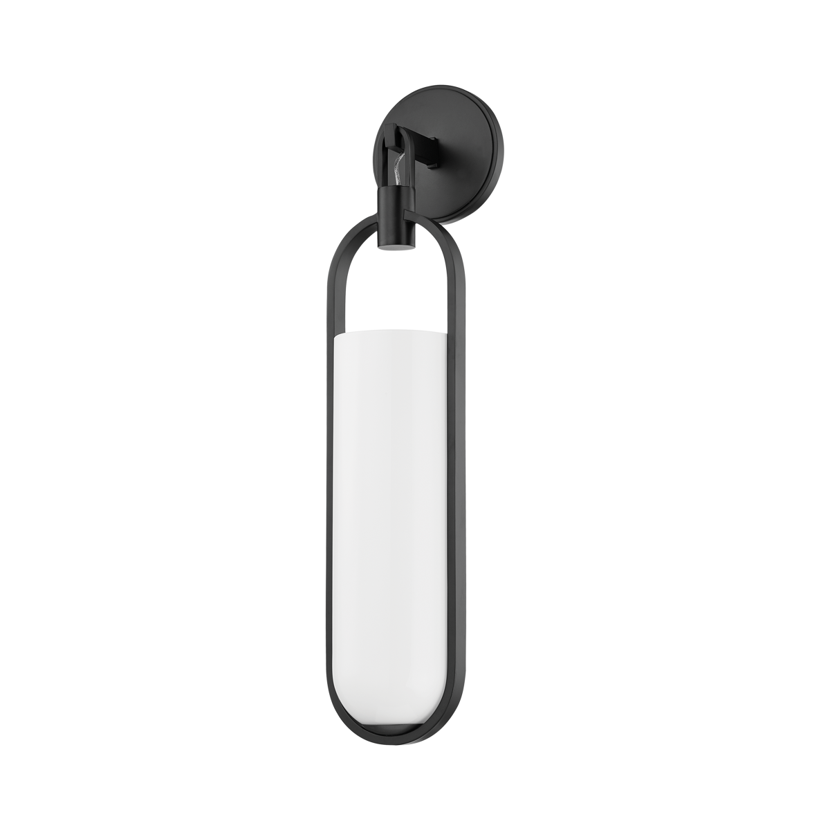 Lorimer Wall Sconce in bronze shown from a second angle to highlight the arm curve and shade silhouette.