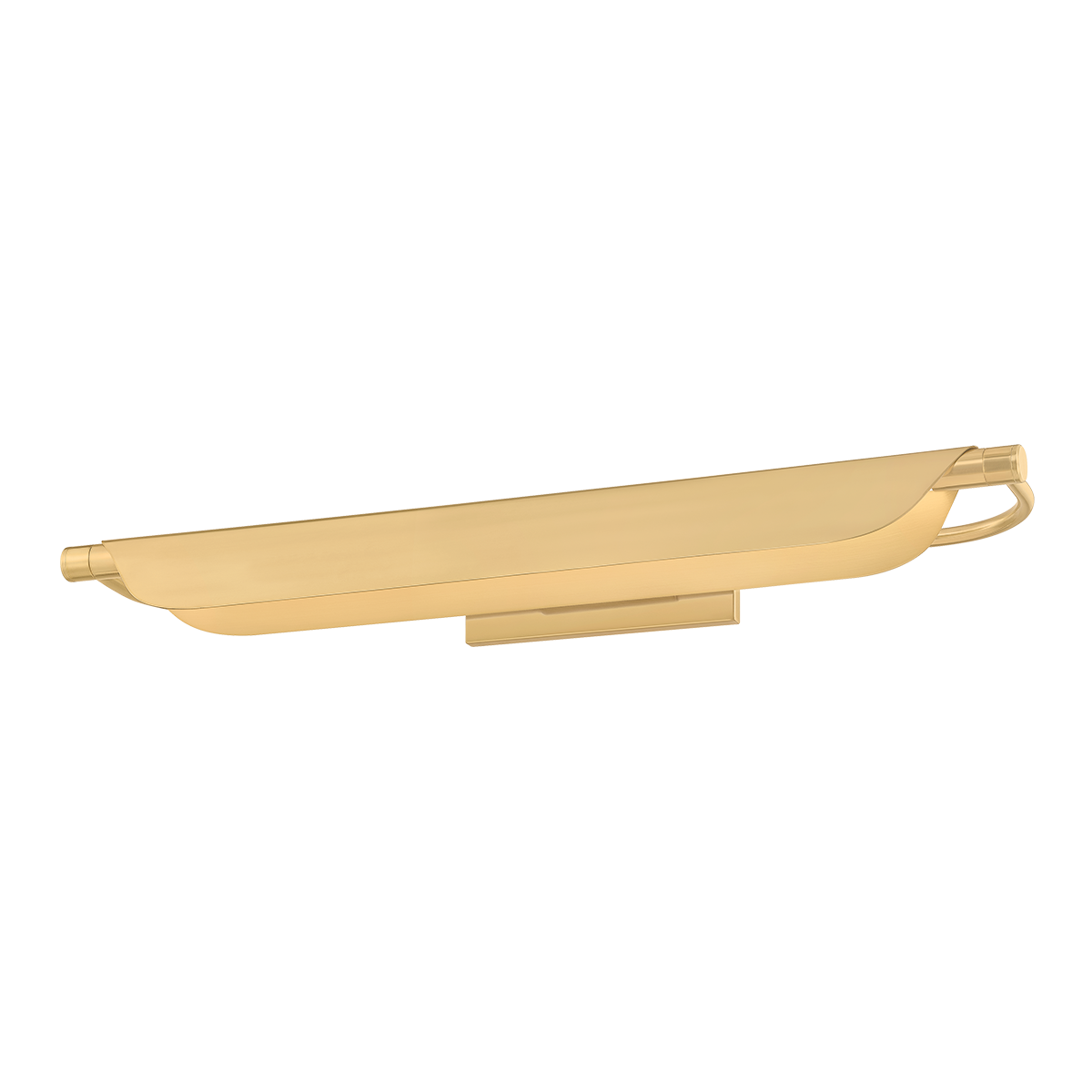 Tinwald Picture Light 27" in aged brass — a Hudson Valley picture light for gallery walls and reading nooks at Laurie Yapp Home.