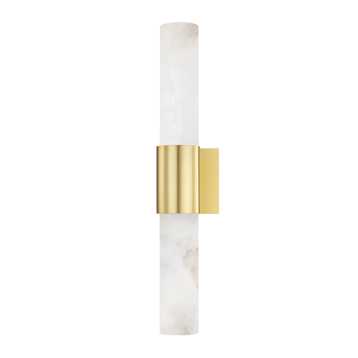 Barkley Wall Sconce in aged brass — a Hudson Valley wall sconce for bathrooms, hallways, and living rooms at Laurie Yapp Home.