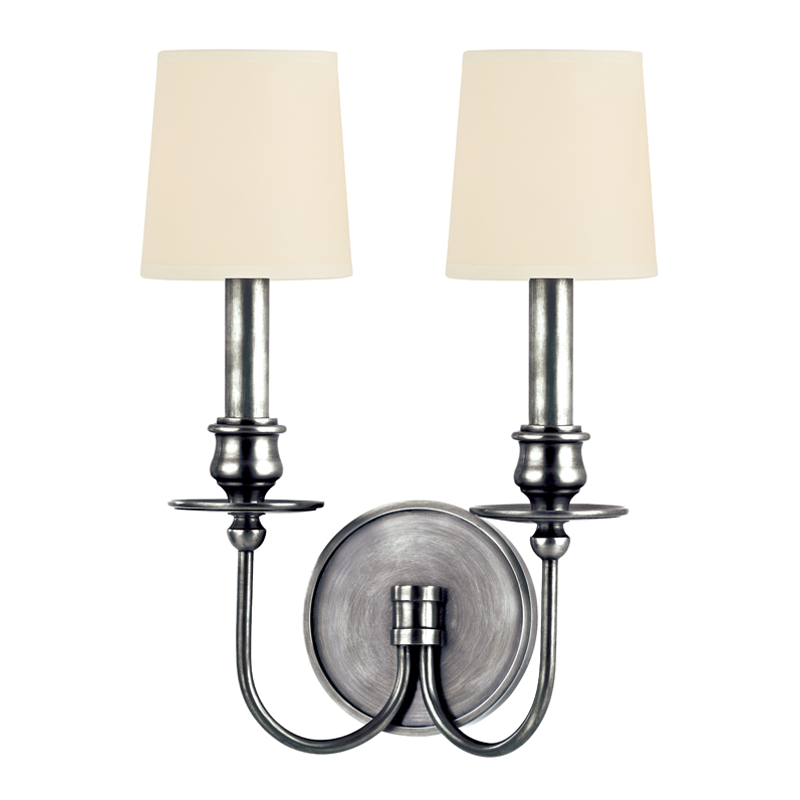 Cohasset Wall Sconce 10.25" in aged brass — a Hudson Valley wall sconce for bathrooms, hallways, and living rooms at Laurie Yapp Home.