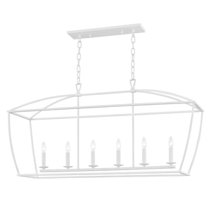 Bryant Linear shown from the front to reveal the extended frame and shade array.