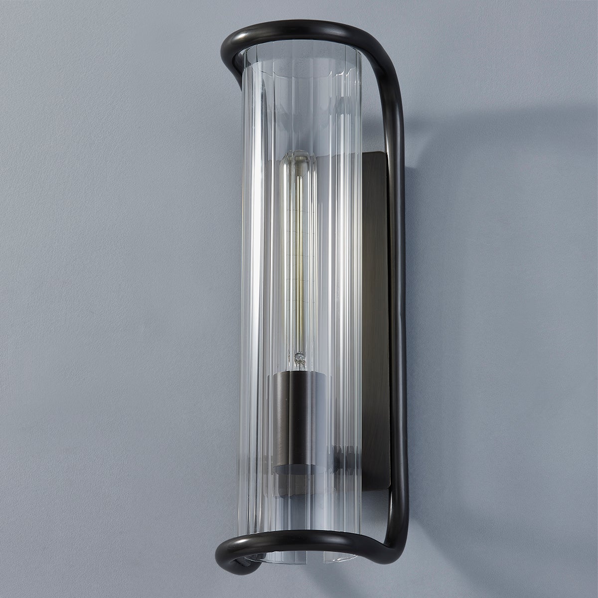 Fillmore Wall Sconce 5.5" x 16.75" in bronze — a Hudson Valley wall sconce for bathrooms, hallways, and living rooms at Laurie Yapp Home.