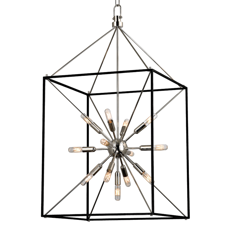 Glendale Lantern 20.25" in aged brass — a Hudson Valley lantern for entries, foyers, and covered porches at Laurie Yapp Home.