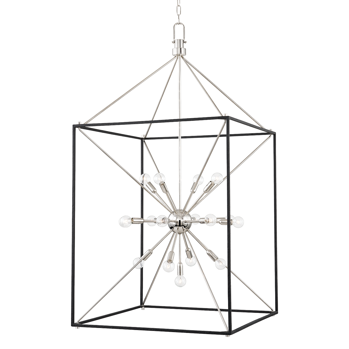 Glendale Lantern 27" in aged brass — a Hudson Valley lantern for entries, foyers, and covered porches at Laurie Yapp Home.