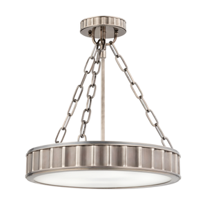 Middlebury Semi Flush 15.5" shown from a second angle to highlight the shade profile and mounting canopy.