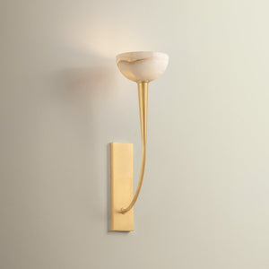 Maywood Wall Sconce shown from a second angle to highlight the arm curve and shade silhouette.