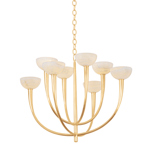 Maywood Chandelier 33.5" — a Hudson Valley chandelier for dining rooms, entries, and living rooms at Laurie Yapp Home.