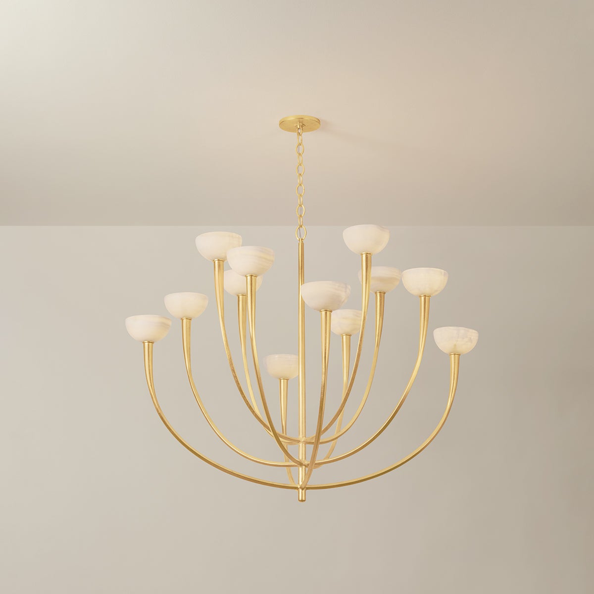 Maywood Chandelier 45.25" — a Hudson Valley chandelier for dining rooms, entries, and living rooms at Laurie Yapp Home.