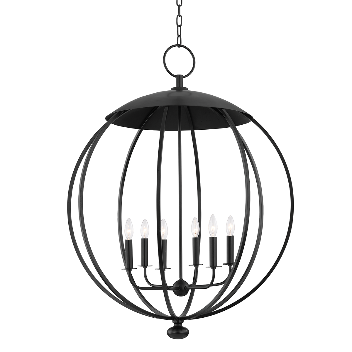 Wesley Lantern 32" — a Hudson Valley lantern for entries, foyers, and covered porches at Laurie Yapp Home.