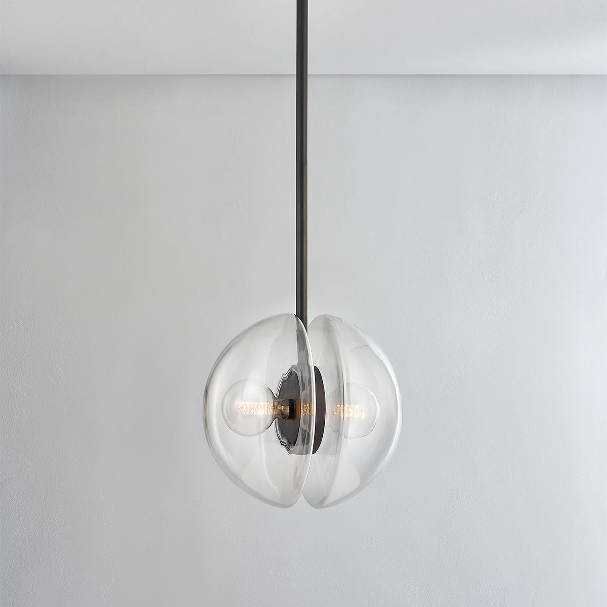 Close-up of the Kert Pendant 17" showing the shade shape and metal detail.