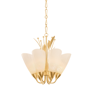 Forest Glen Chandelier 26" — a Hudson Valley chandelier for dining rooms, entries, and living rooms at Laurie Yapp Home.