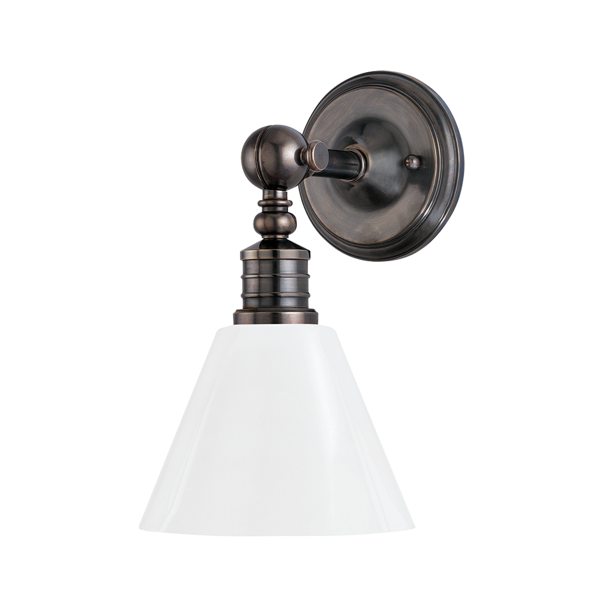 Darien Wall Sconce 8" x 14" in dark bronze — a Hudson Valley wall sconce for bathrooms, hallways, and living rooms at Laurie Yapp Home.