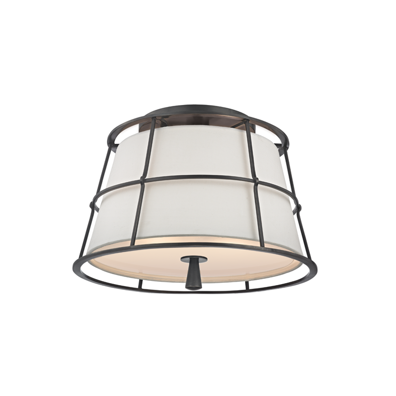 Savona Semi Flush in aged brass — a Hudson Valley semi flush for hallways, bedrooms, and entryways at Laurie Yapp Home.