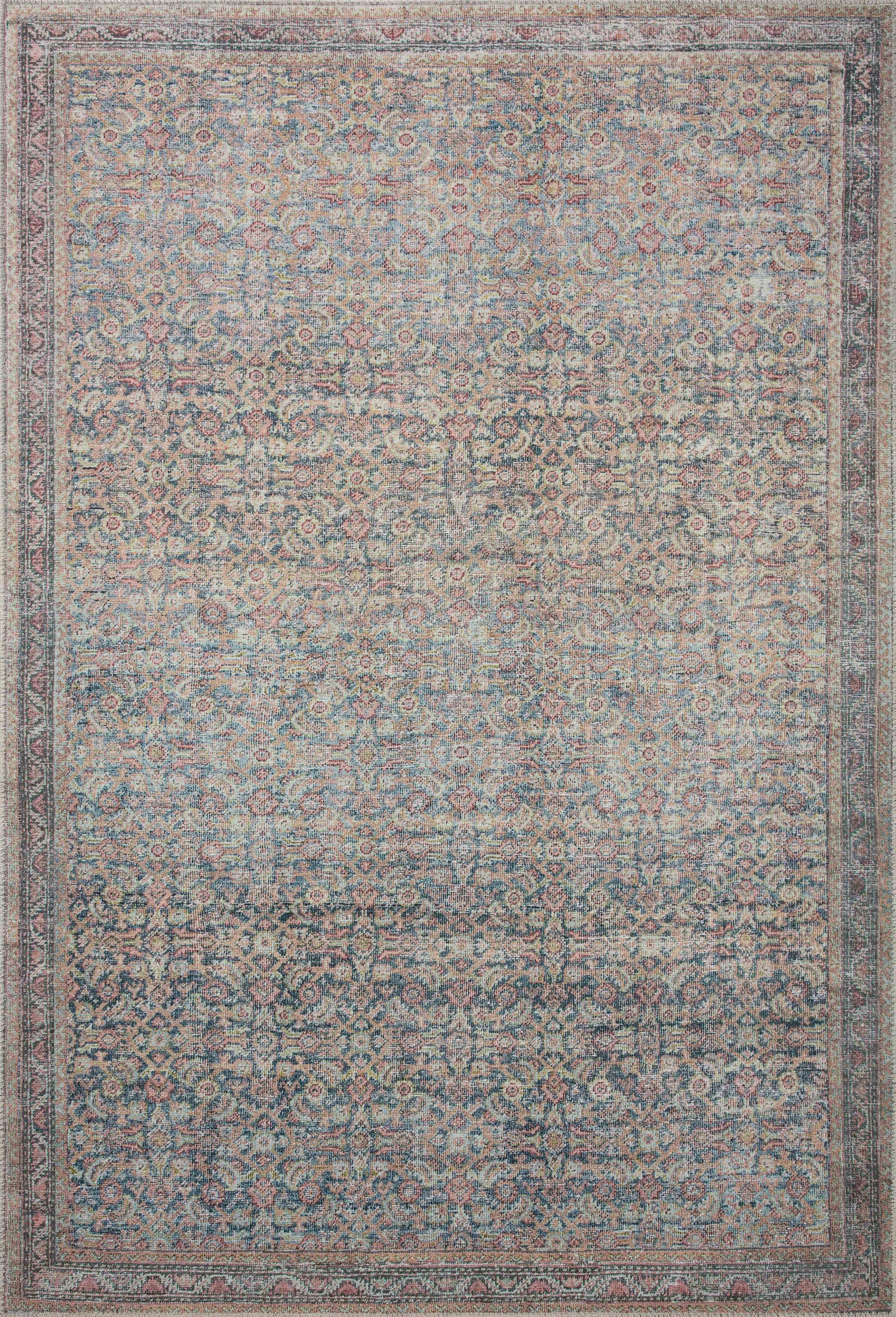 Adrian Denim / Multi — a Loloi rug at Laurie Yapp Home.