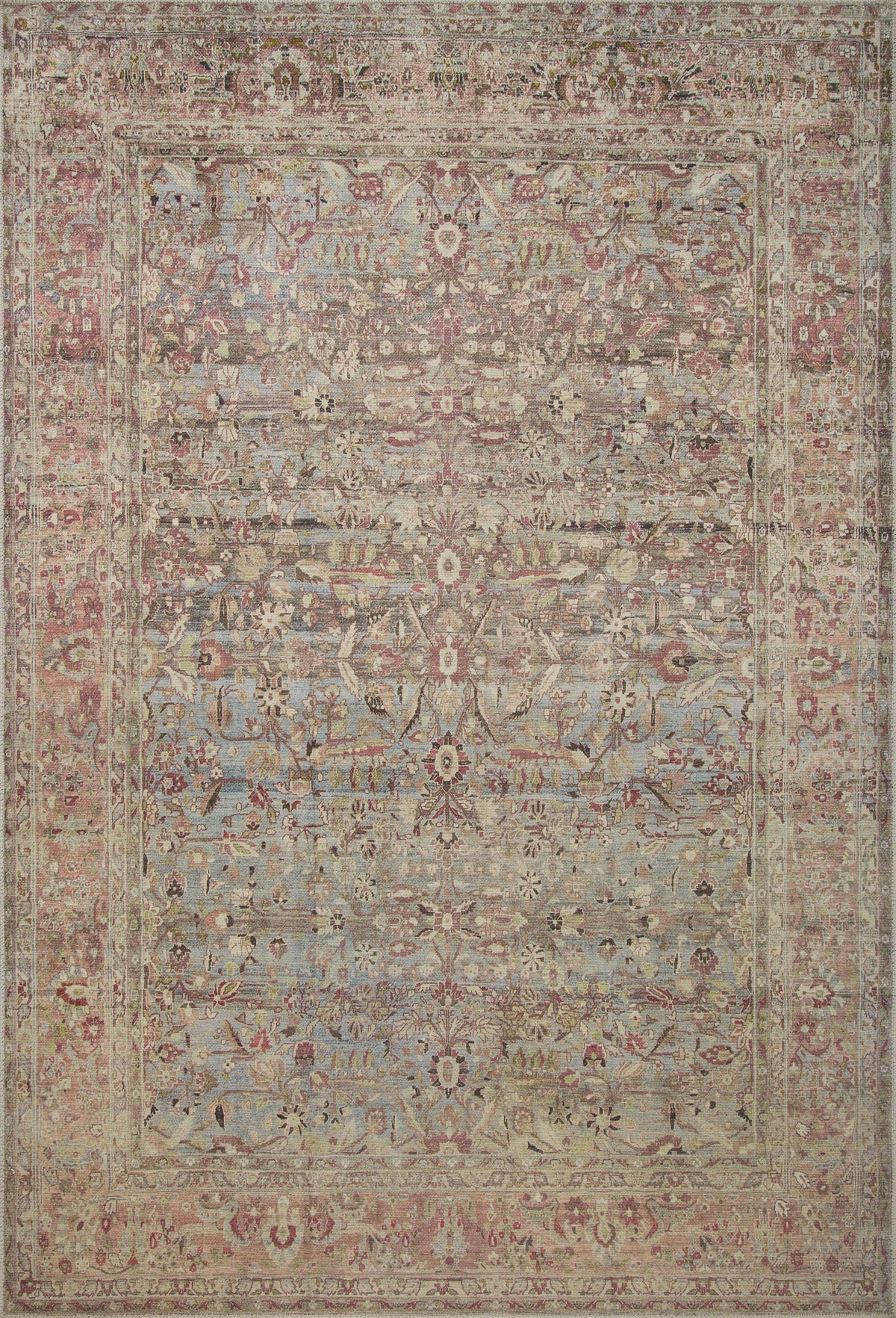Adrian Ocean / Clay — a Loloi rug at Laurie Yapp Home.