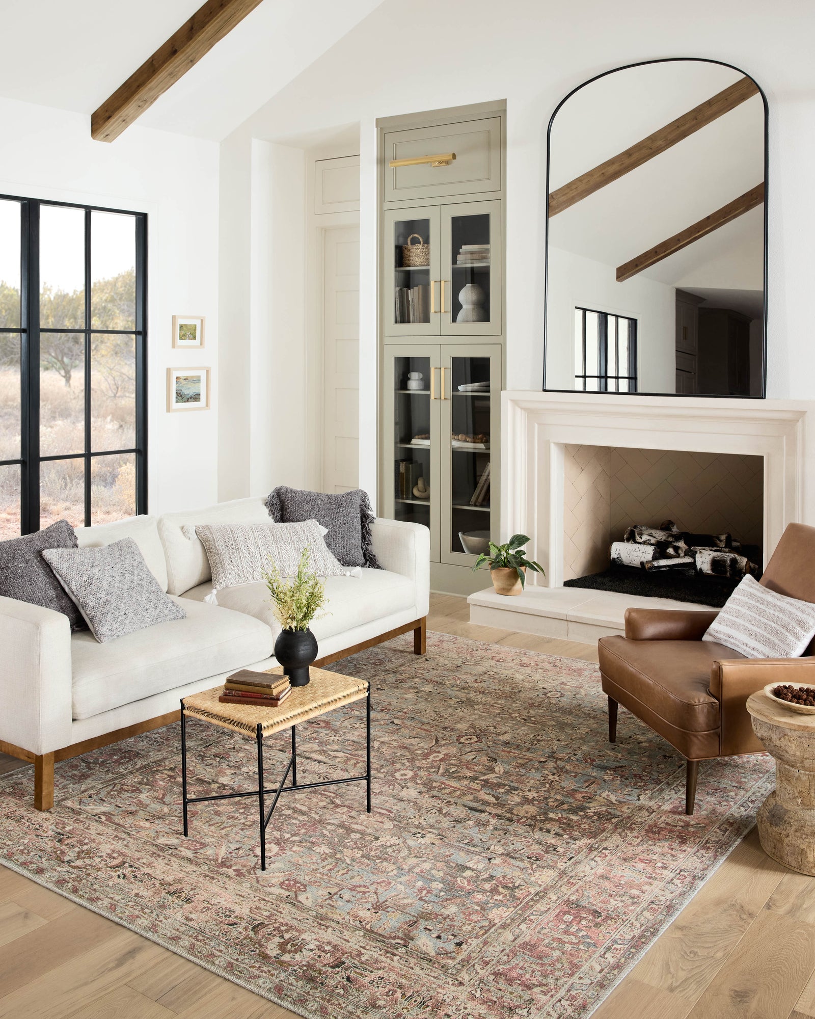 Adrian Ocean / Clay — a Loloi rug at Laurie Yapp Home.