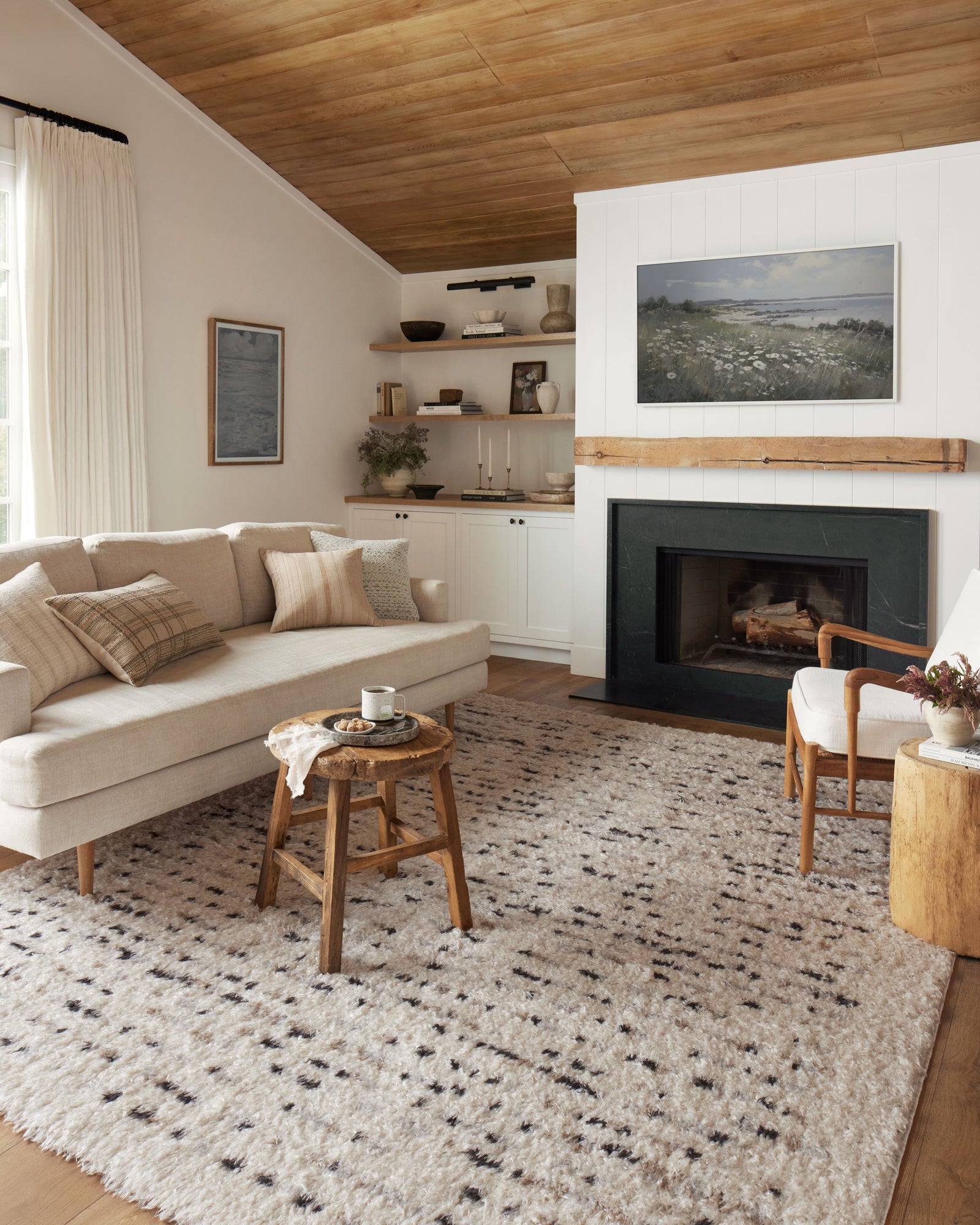 Amira Ivory / Multi — a Loloi rug at Laurie Yapp Home.
