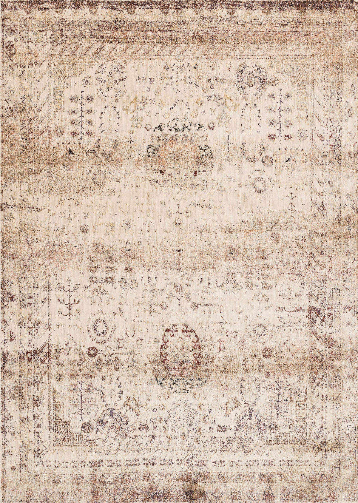 Anastasia Ivory / Multi — a Loloi rug at Laurie Yapp Home.