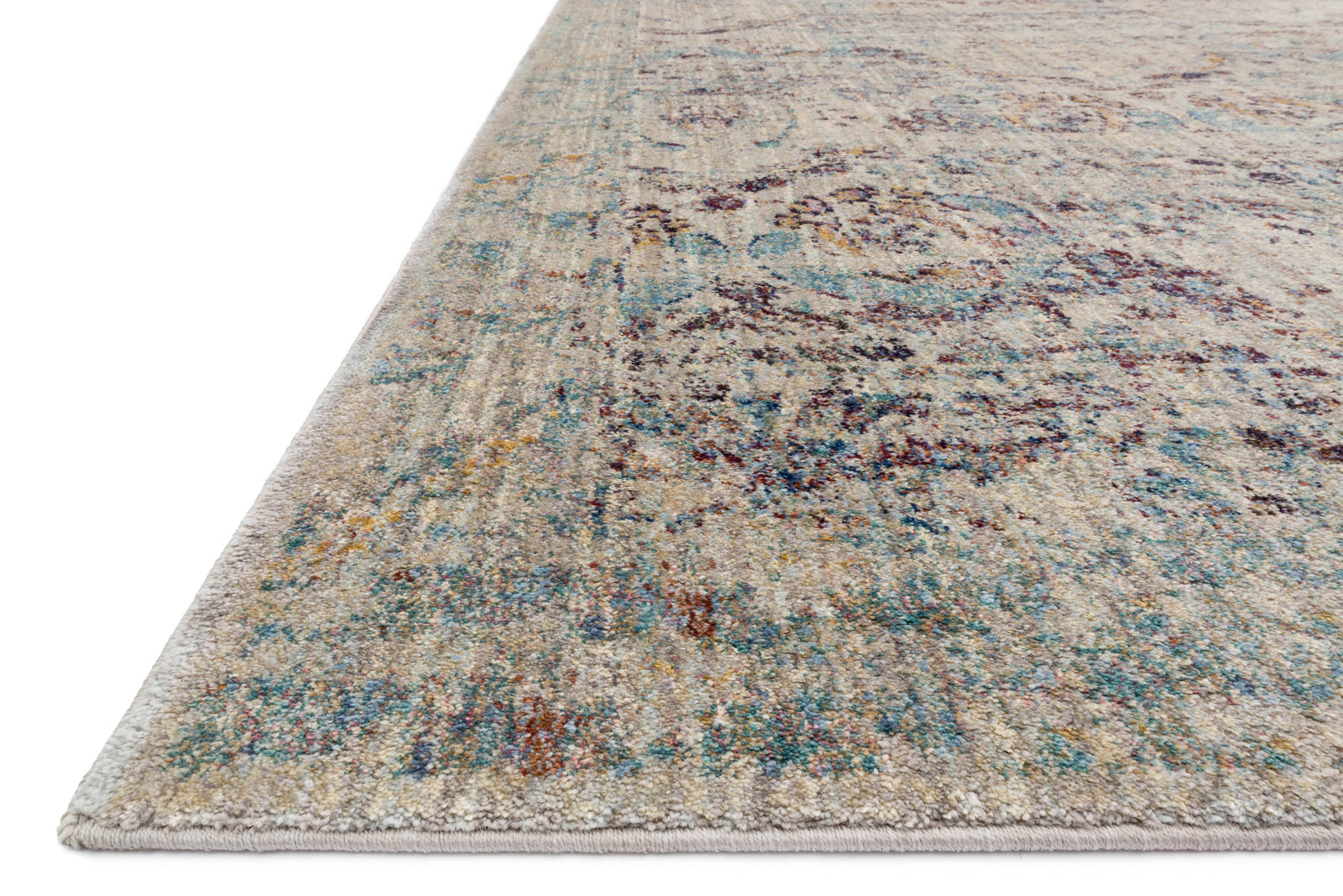 Anastasia Silver / Plum — a Loloi rug at Laurie Yapp Home.