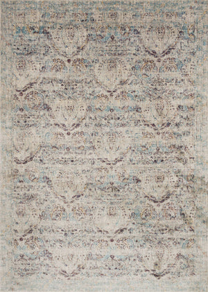 Anastasia Silver / Plum — a Loloi rug at Laurie Yapp Home.