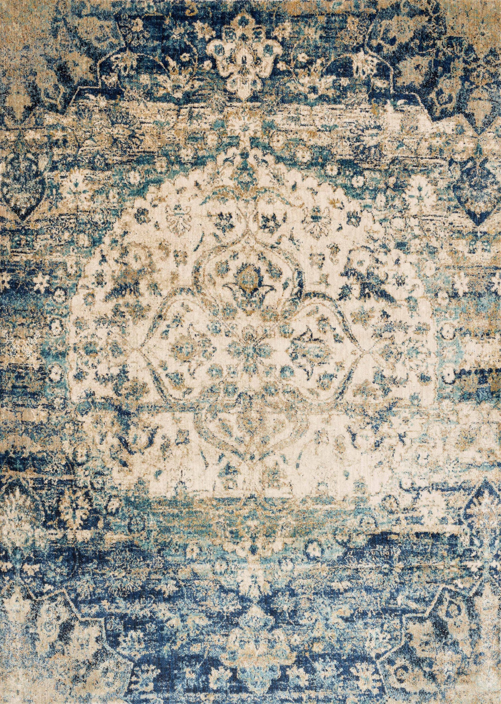 Anastasia Blue / Ivory — a Loloi rug at Laurie Yapp Home.