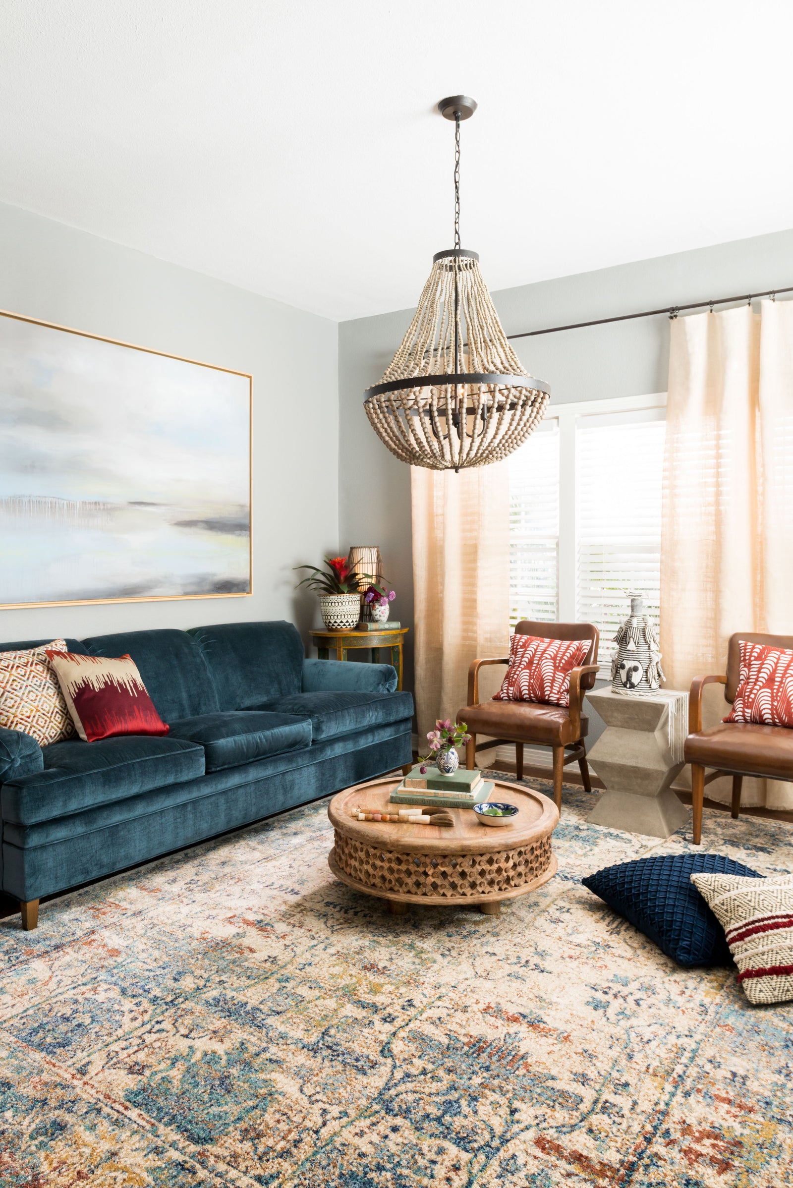 Anastasia Sand / Lt. Blue — a Loloi rug at Laurie Yapp Home.