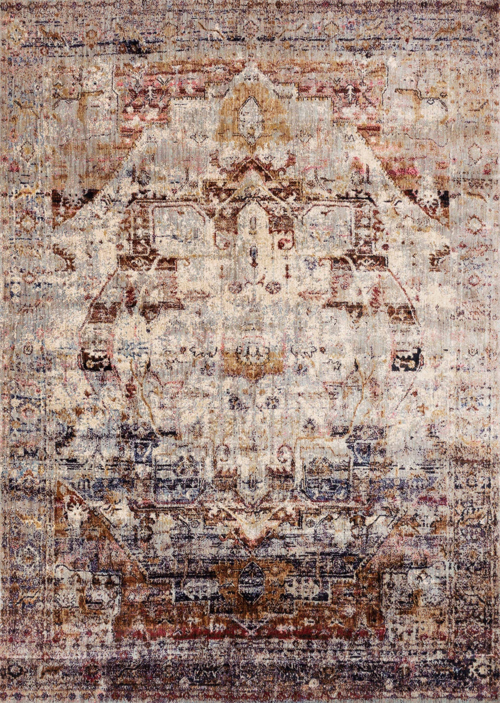 Anastasia Slate / Multi — a Loloi rug at Laurie Yapp Home.