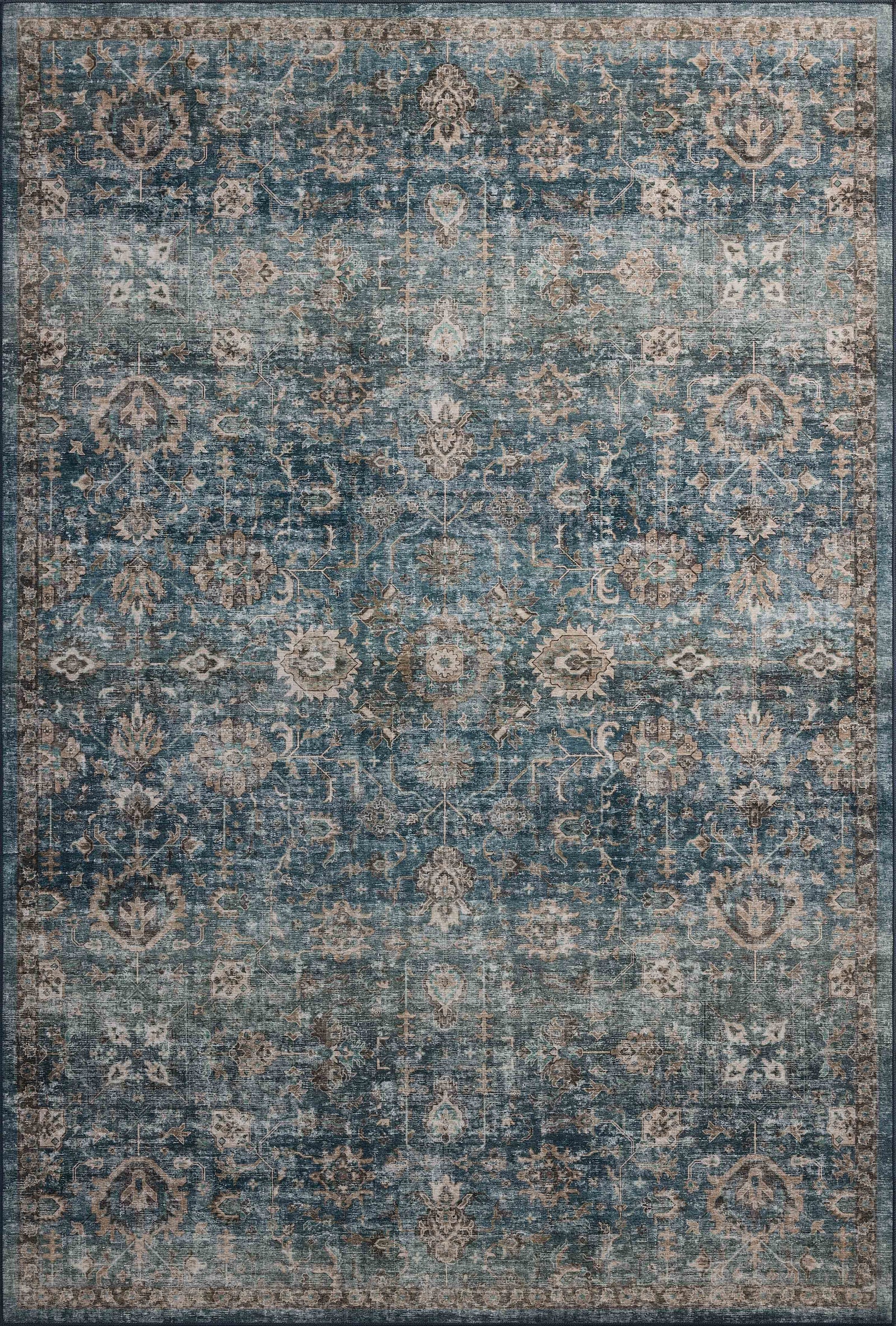 Anniston Lagoon / Natural — a Loloi rug at Laurie Yapp Home.