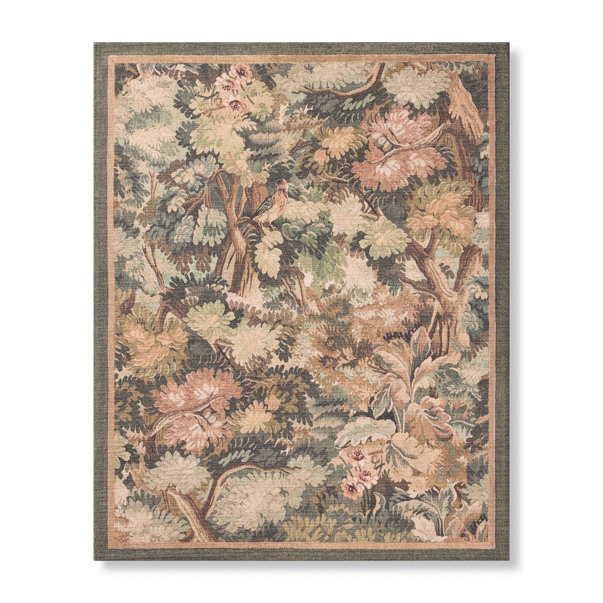 Enchanted Wood Multi / Green — a Loloi artwork at Laurie Yapp Home.