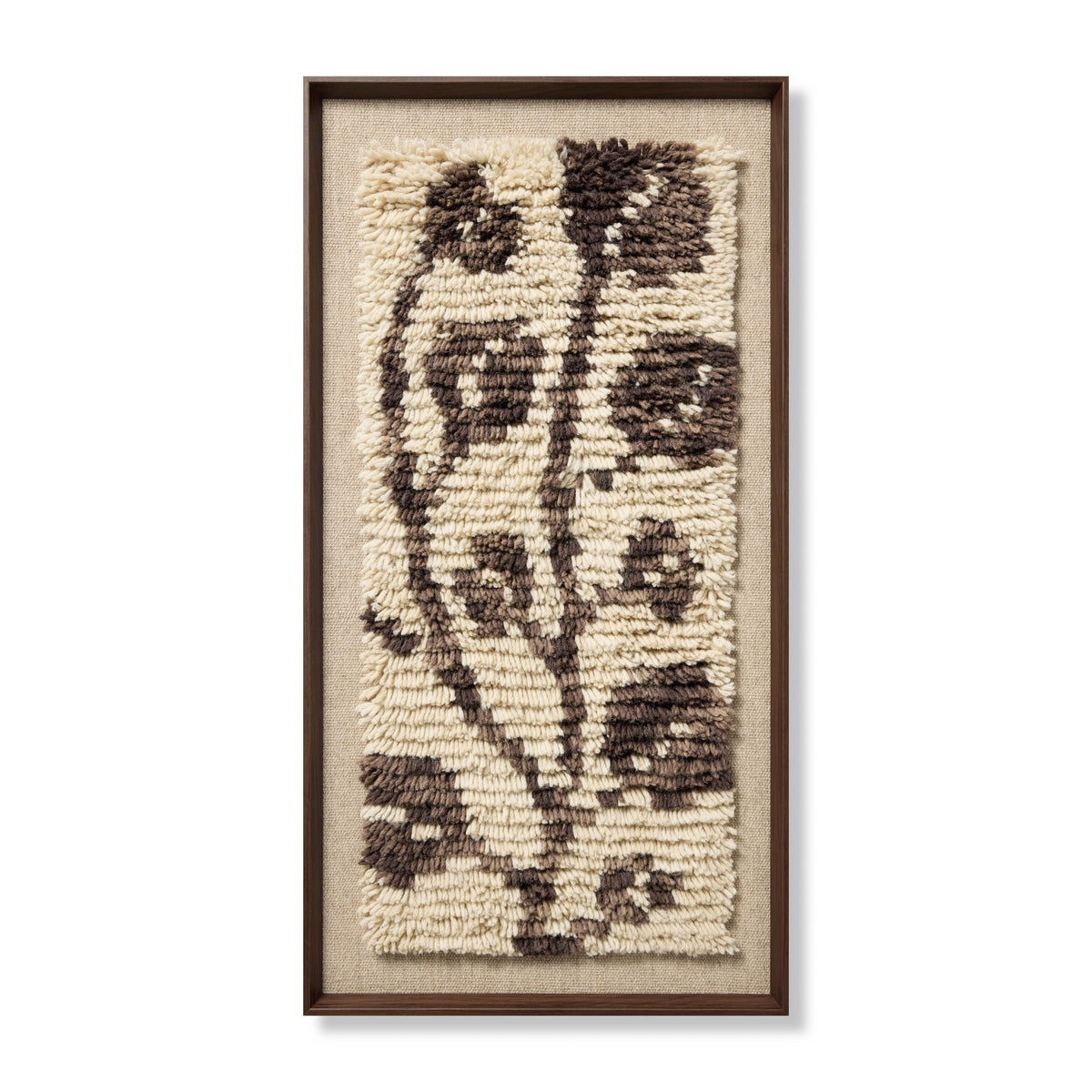 Eucalyptus Embrace Dark Brown Rug Art — a Loloi artwork at Laurie Yapp Home.