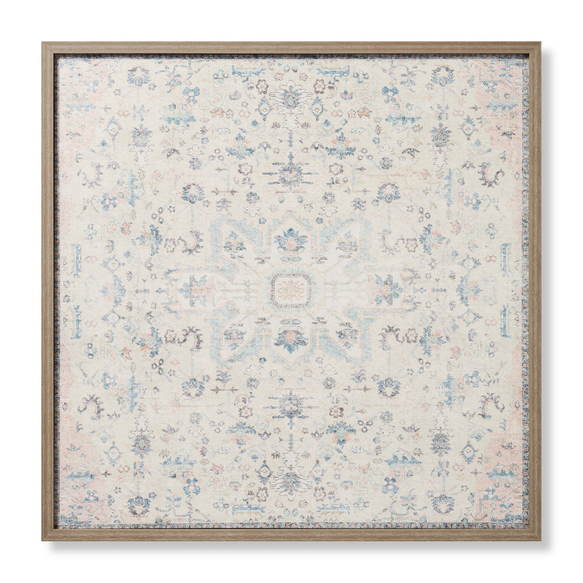 Eloise Pink / Ivory Rug Art — a Loloi artwork at Laurie Yapp Home.