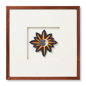 Mystic Patch Blue / Brown — a Loloi artwork at Laurie Yapp Home.
