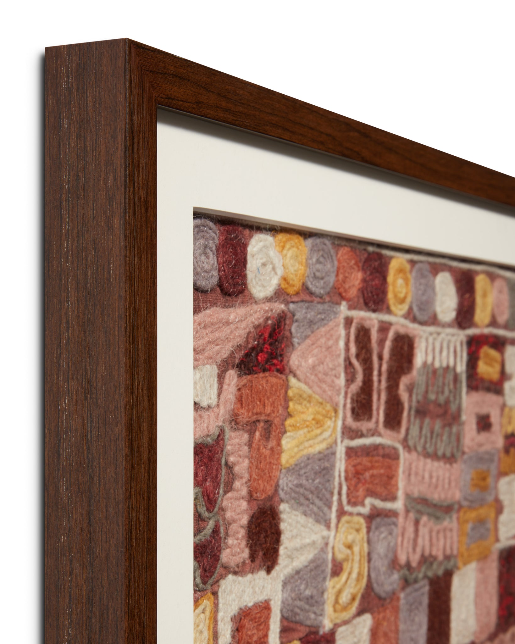 Sonny Pink / Multi Rug Art shown from another angle.