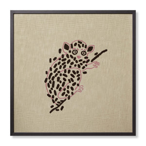 Lucky Lemur Beige / Pink — a Loloi artwork at Laurie Yapp Home.