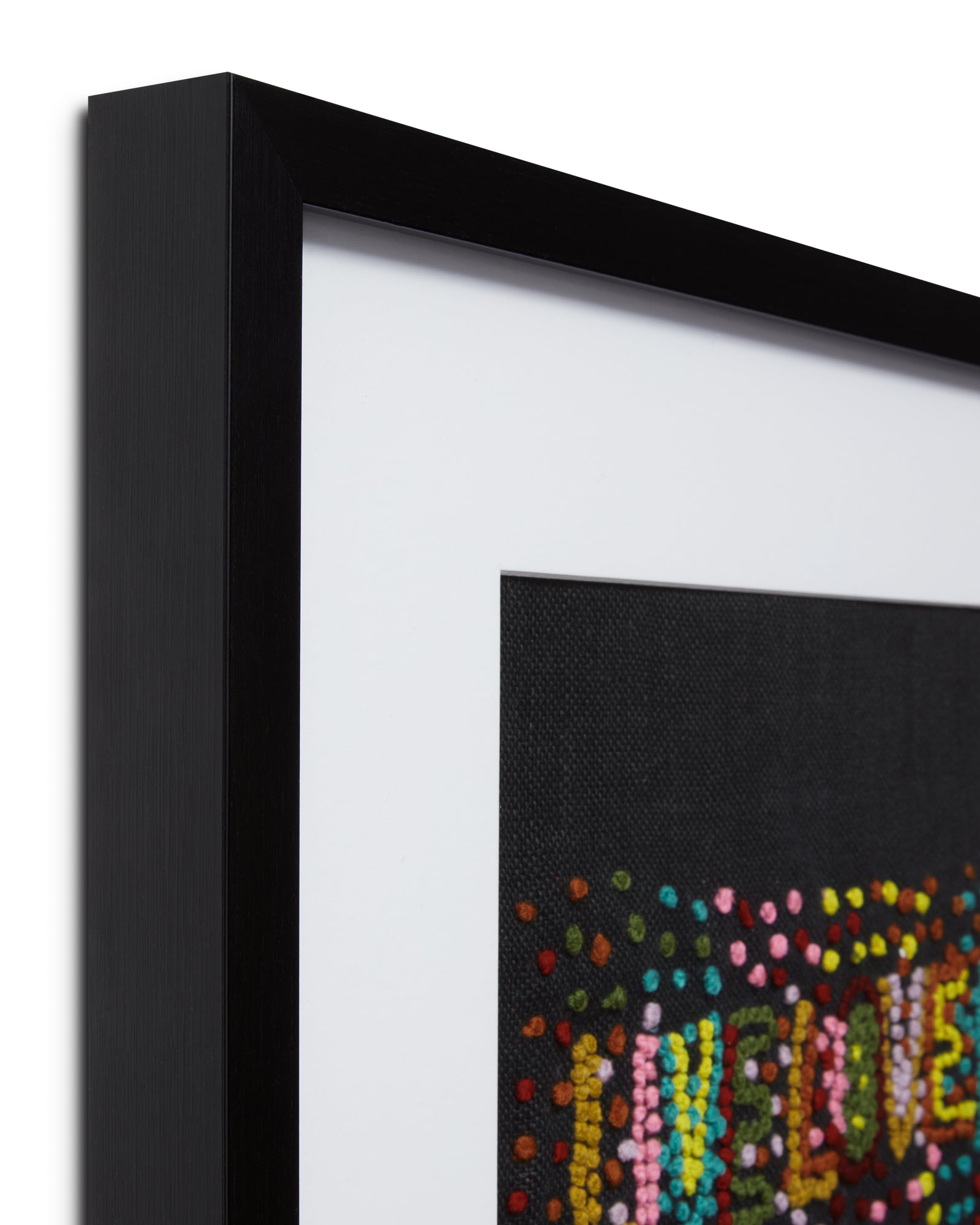 Live, Love, Laugh Black / Multi — a Loloi artwork at Laurie Yapp Home.