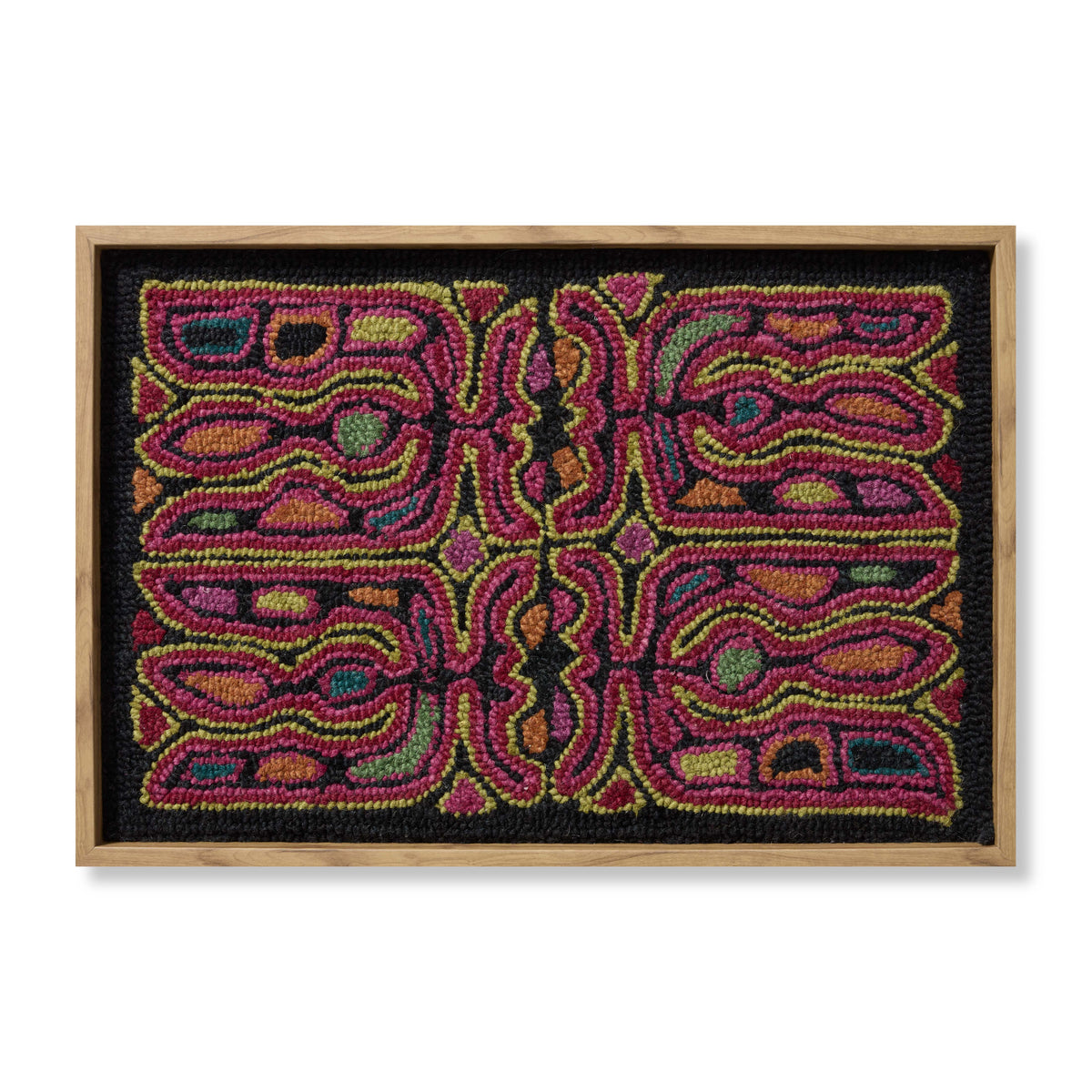 Cattleya Multi / Black — a Loloi artwork at Laurie Yapp Home.