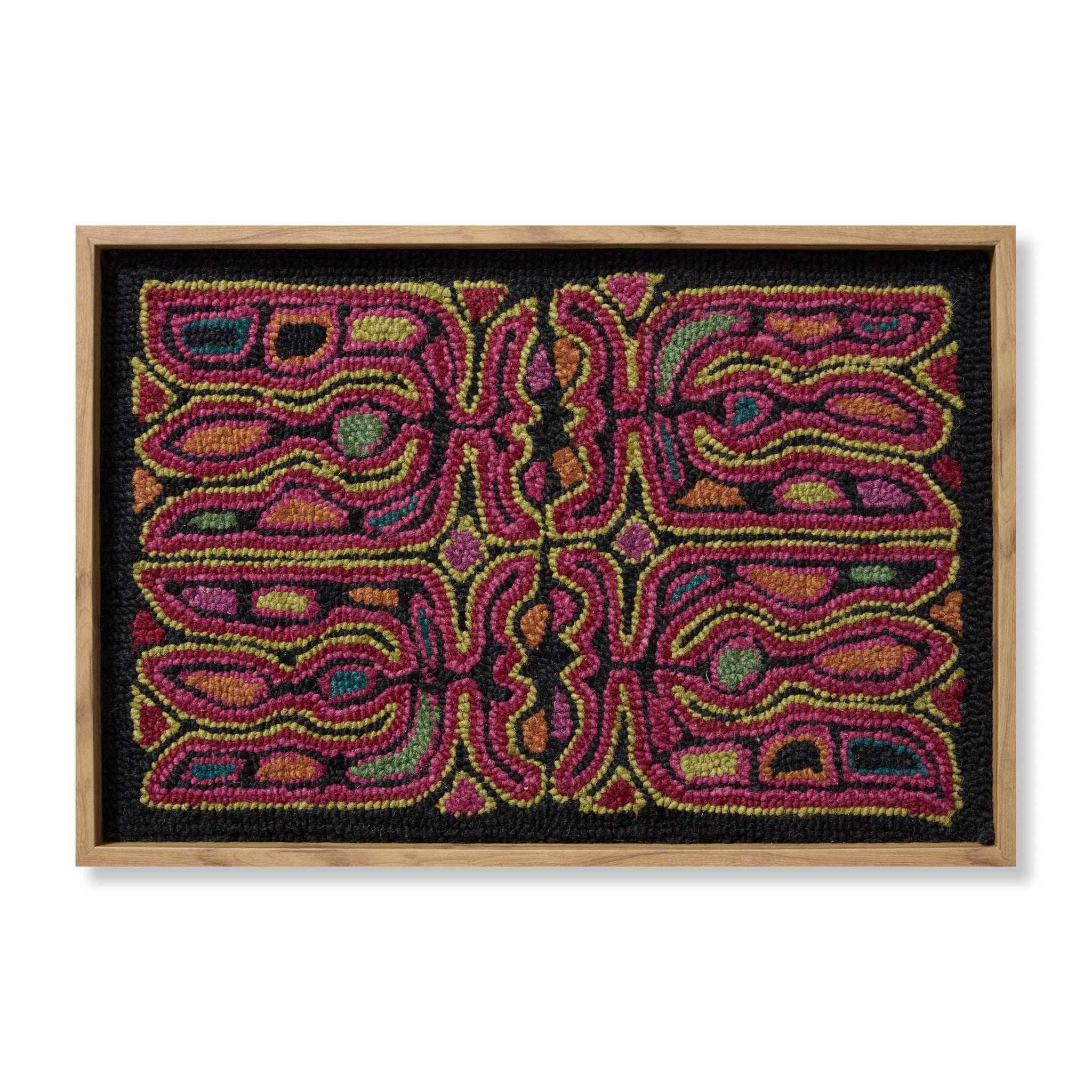 Cattleya Multi / Black — a Loloi artwork at Laurie Yapp Home.