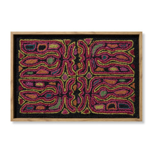 Cattleya Multi / Black — a Loloi artwork at Laurie Yapp Home.