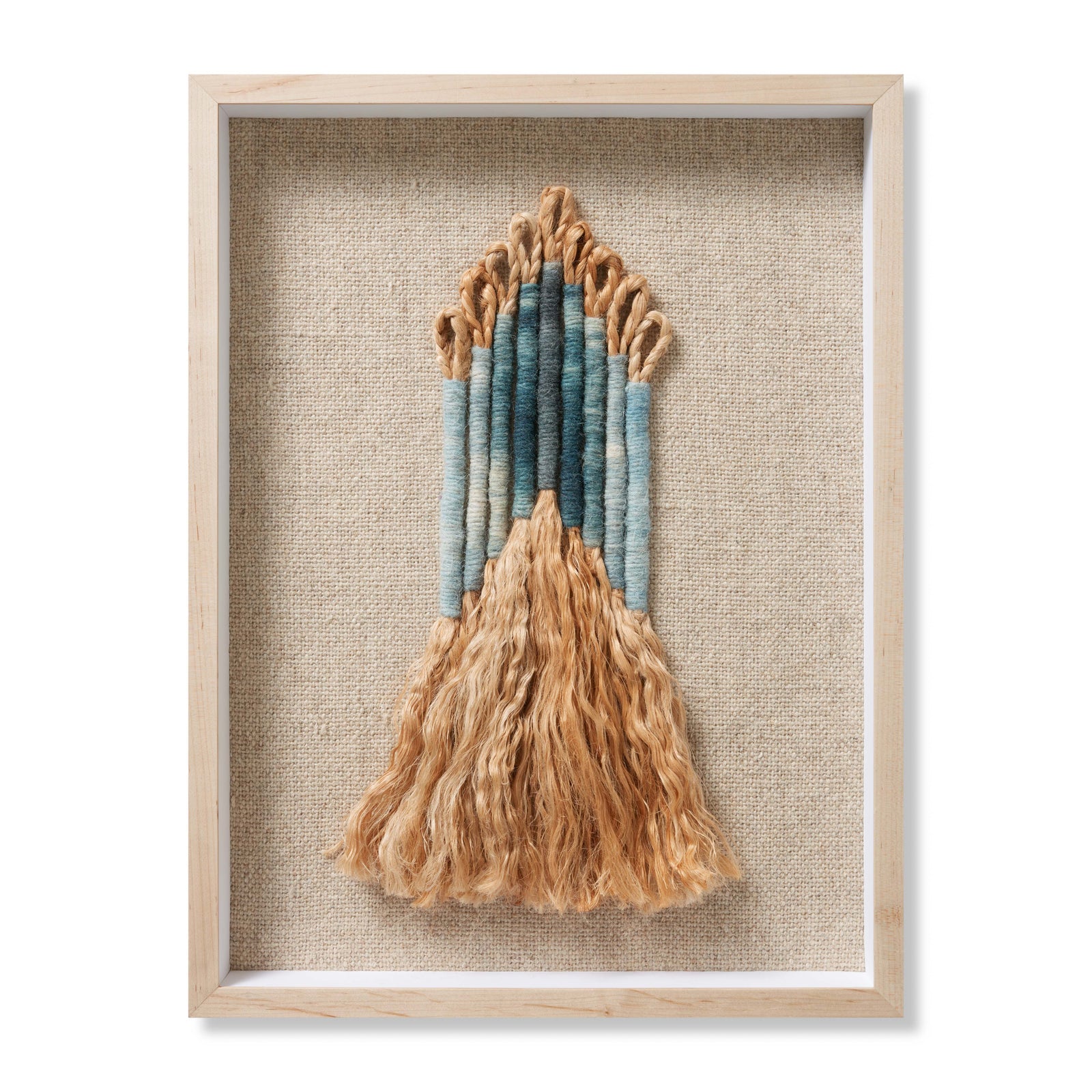 Ashley Beige / Blue Rug Art — a Loloi artwork at Laurie Yapp Home.