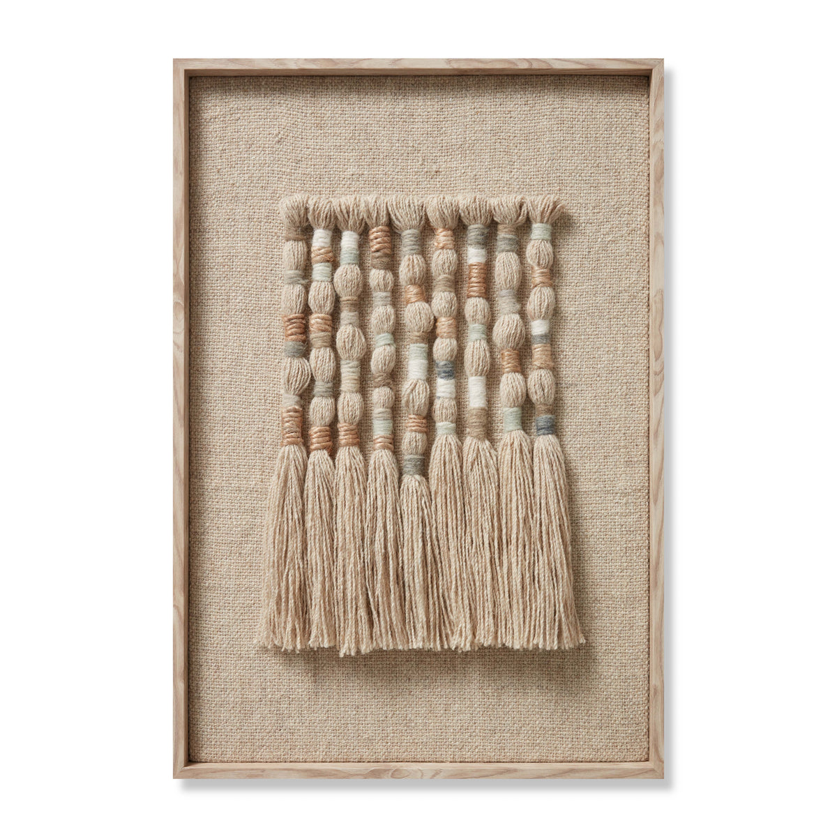 Fresh Air Beige / Blue Rug Art — a Loloi artwork at Laurie Yapp Home.